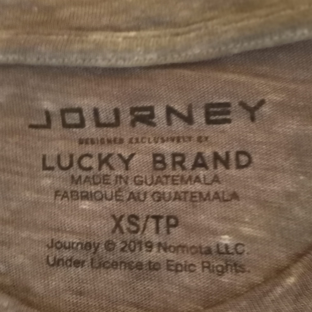 Journey LUCKY BRAND Short Sleeve 'Any Way You Want It' Tee - Picture 2 of 5